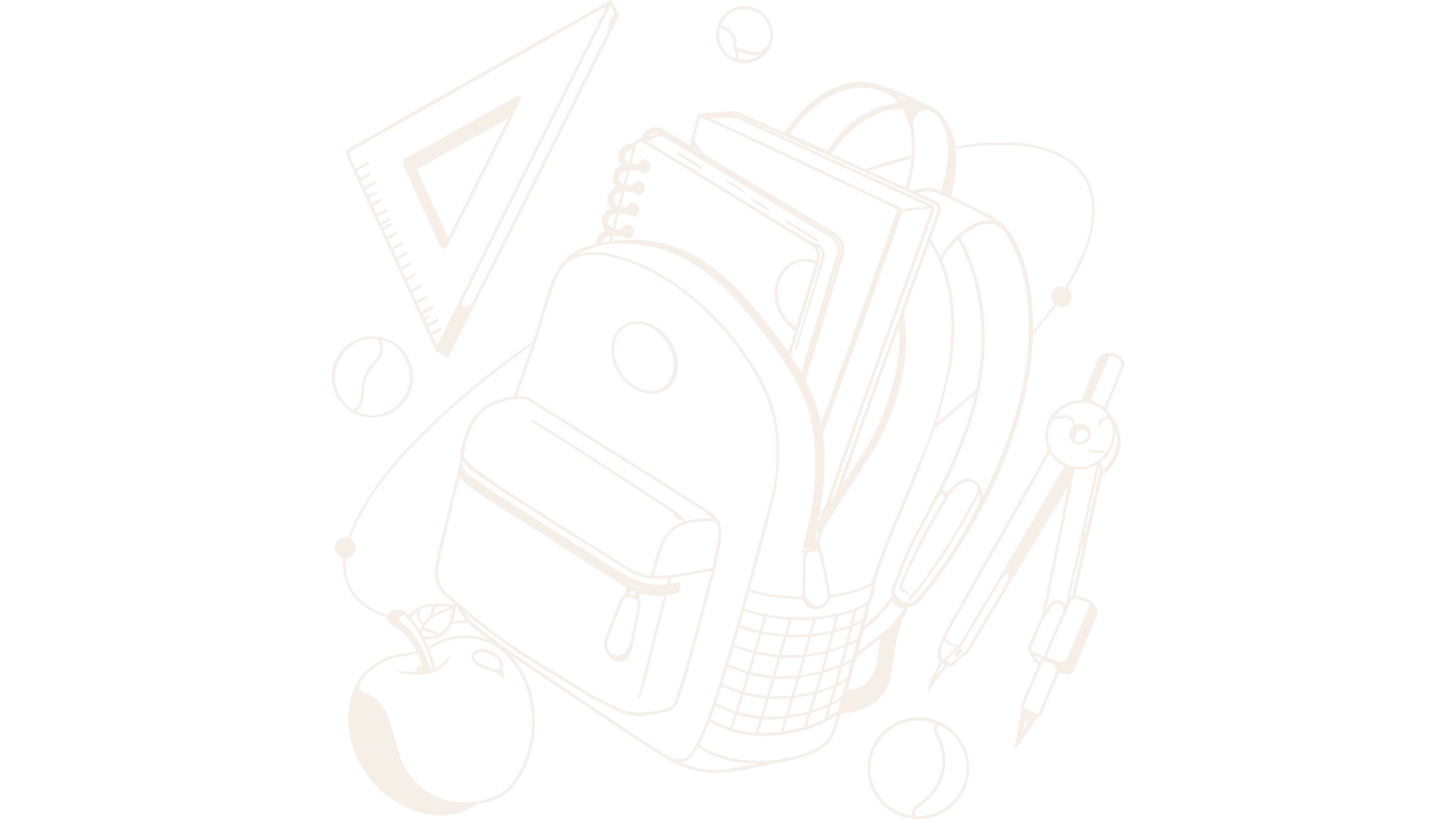 Ilustração de materiais de formação e aprendizagem