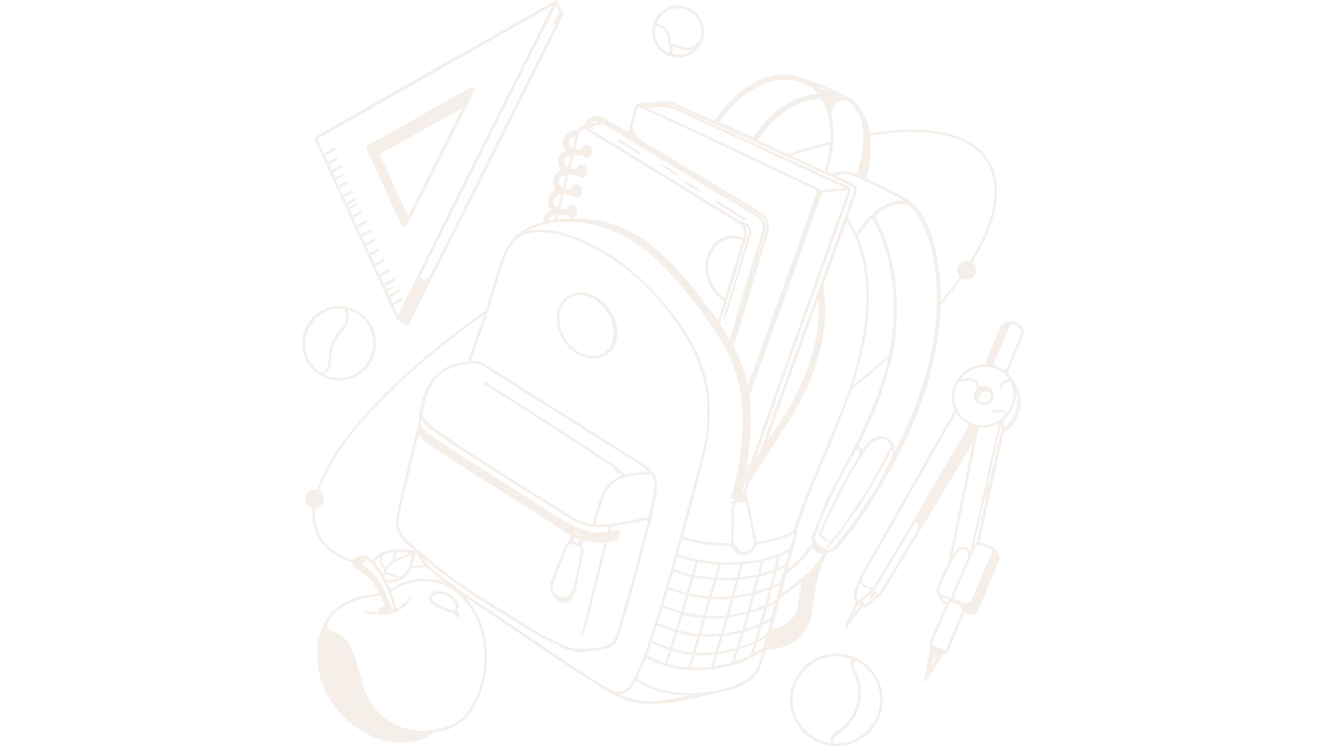 Ilustração de materiais de formação e aprendizagem